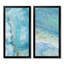 «Light Blue Clouds of Abstract Paint», ensemble de 2 photographies sur toile-1463888629-1463888624