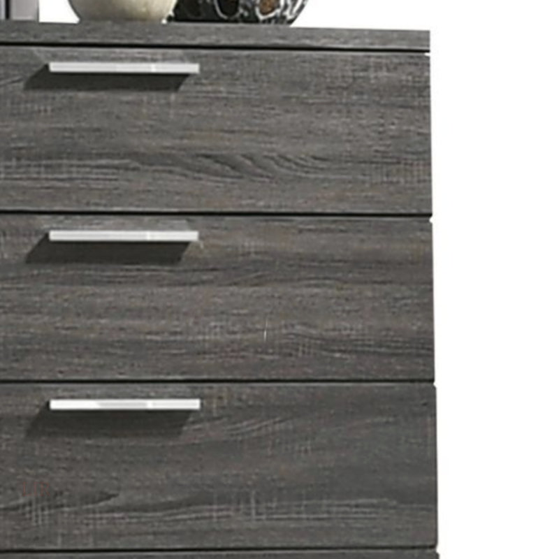 Commode en chêne gris Lantha