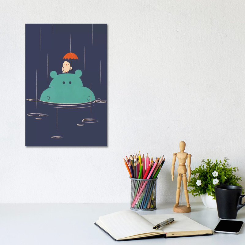 Raindrops by Jay Fleck - Wrapped Canvas Print, 20.32 cm H x 30.48 cm W