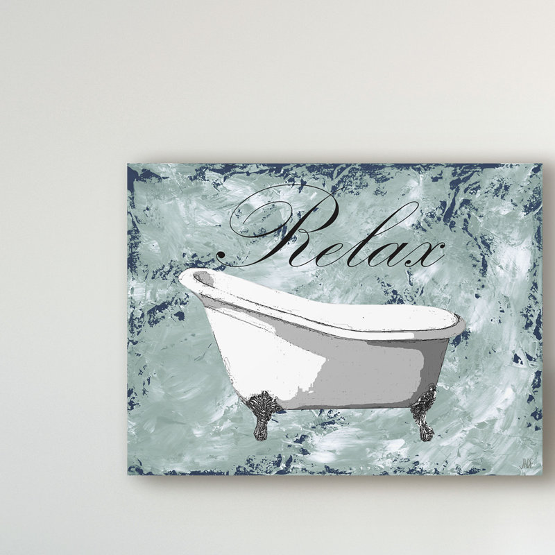 «Relax Refresh II» par Jade Reynolds, reproduction sur toile, H 18 po x l 24 po x P 2 po