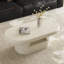 Table de bout ovale de style crème-120921525