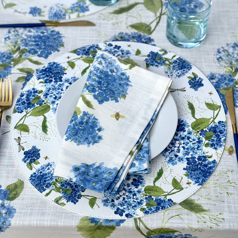 Hydrangea 15" Rd Mat
