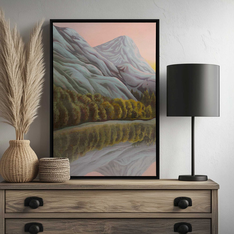 Impression sur toile Chroma Mountain Majesty I par Grace Popp, H 18 po x l 12 po, Noir