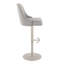 Tabouret de bar clouté réglable avec repose-pieds arrondi en T - ensemble de 2-121973130-109578079