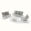 Chaise de patio avec coussins Conlley-617566538