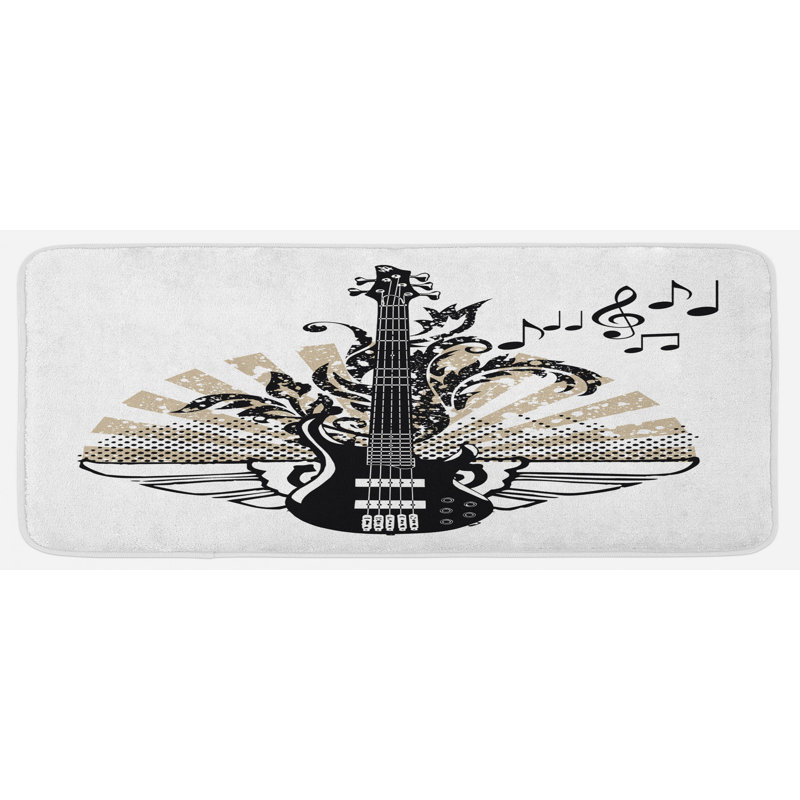 Tapis de cuisine guitare