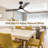 22.96'' Ceiling Fan with LED Lights