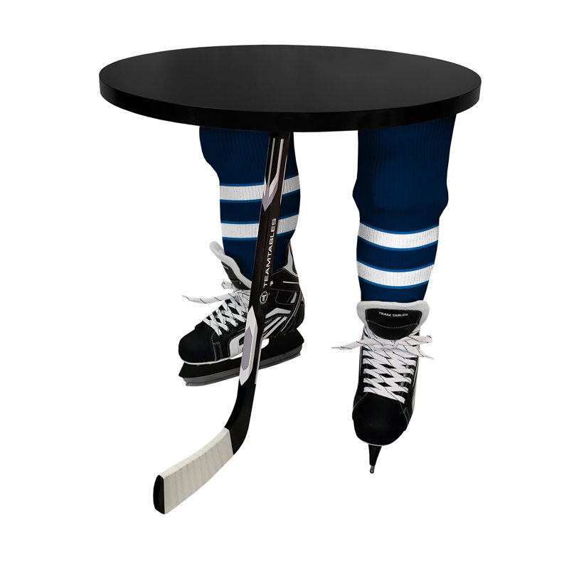 Table de bout à 3 pieds, Noir, Noir, Jets de Winnipeg
