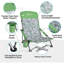 Chaise de plage pliante Adifaah