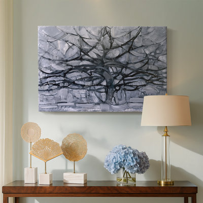 The Gray Tree-Piet Mondrian-Gallery Wrapped Canvas-1911