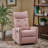Contemporary Push-Back Recliner Chairs – Glider & Swivel Chairs, Pink-1043729191
