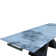 86.61"-118.11" Modern Extendable Dining Table - Brushed Black Steel Base