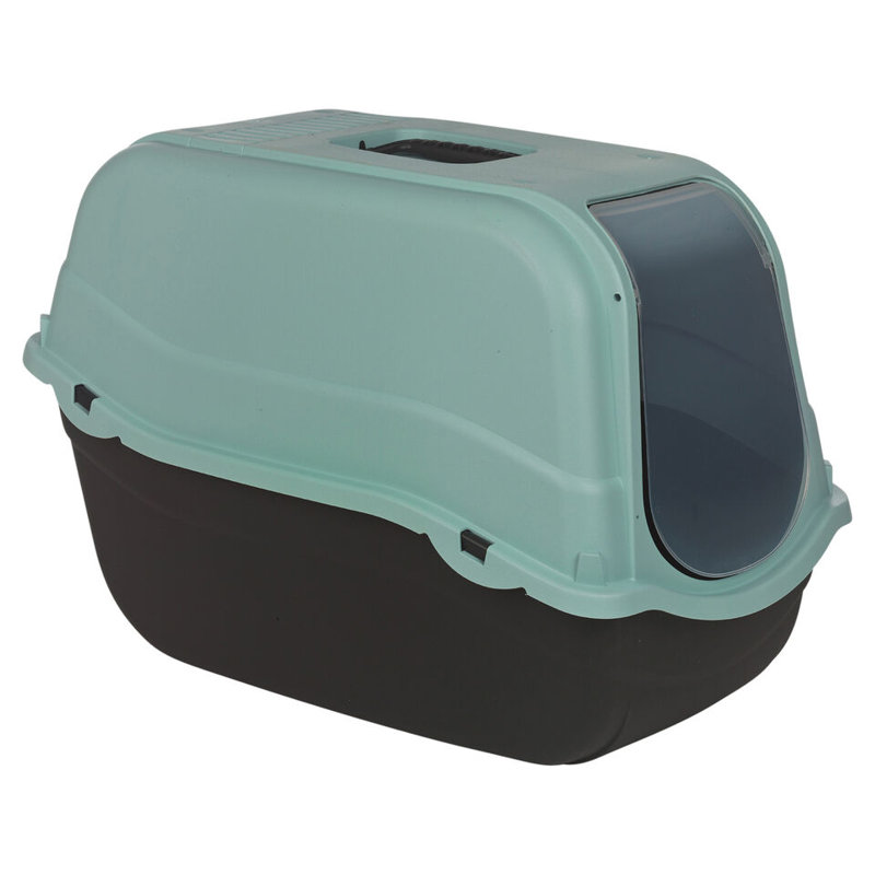 Plastic Litter Box Enclosure, Blue Top