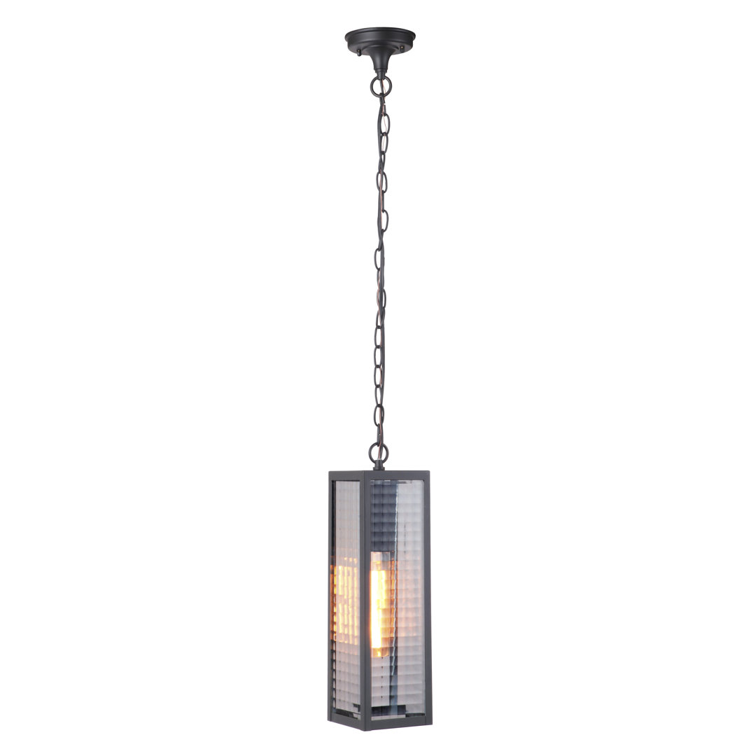 Patternson 1 -Bulb 17.25" H Outdoor Hanging Lantern Wrought Studio™ 