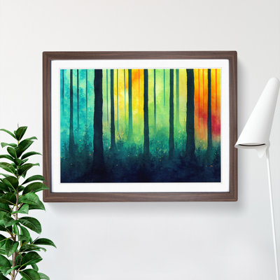 Vibrant Forest Vol.8 - Framed Print
