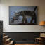 Pablo Picasso "Chat dévorant un oiseau" - Art mural de qualité musée sur toile tendue-614891715