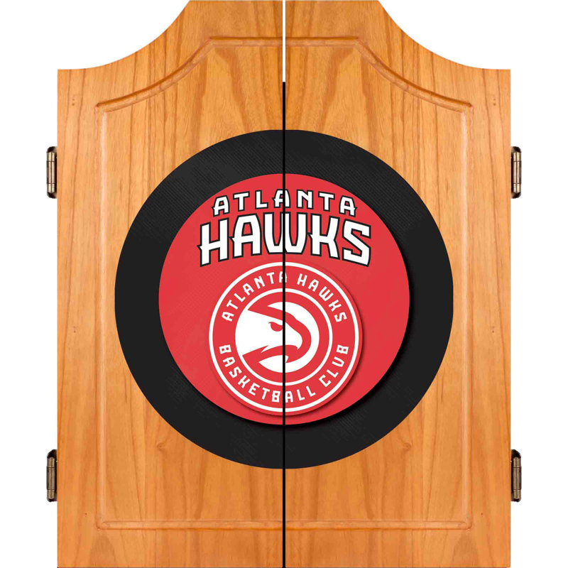 Ensemble de jeu de fléchettes et d'armoires Bristle, Hawks d'Atlanta