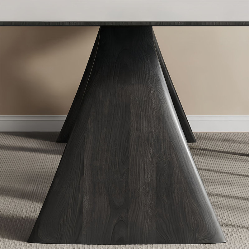 Vintage Rock Slab Dining Table, 29.5"H x 78.7"L x 35.4"W