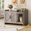 Cat Litter Box Enclosure, Hidden Litter Box Furniture With Scratch Pad