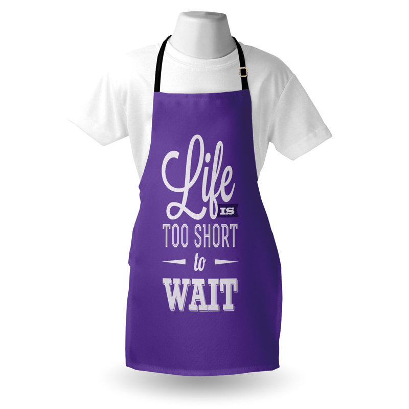 No Pattern Bib Apron
