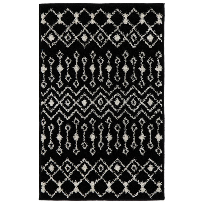 Geometric Indoor Rug, Rectangle 2' x 3'