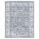Vintage Blue Distressed Washable Oriental Area Rug For Living Room, Bedroom