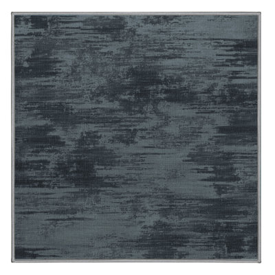 Machine Washable Abstract Gray Area Rug