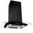 JOEAONZ 30" Stainless Steel 700 CFM Convertible Island Range Hood with Baffle Filter