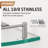 2 Pack Floating Glass Corner Shelf For Bathroom Tempered Glass With Rail Wall Mounted-1020398455