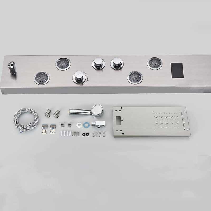 44.48'' Shower Panel with Fixed Shower Head