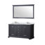 Ensemble de meuble-lavabo double 60 po x P 22 po Dukes, robinet et miroir 58 po-1789193344-1828679130