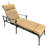74" x 22" Outdoor Chaise Lounge Cushion with Ties and Loop-1667201550