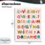 Plaque murale «Every Great Dream», design par Kamdon Kreations
