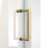  DreamLine Mirage-X 55 - 59 inch W x 71 inch H Frameless Sliding Shower Door in Brushed Gold-130767288-130761022-79649269
