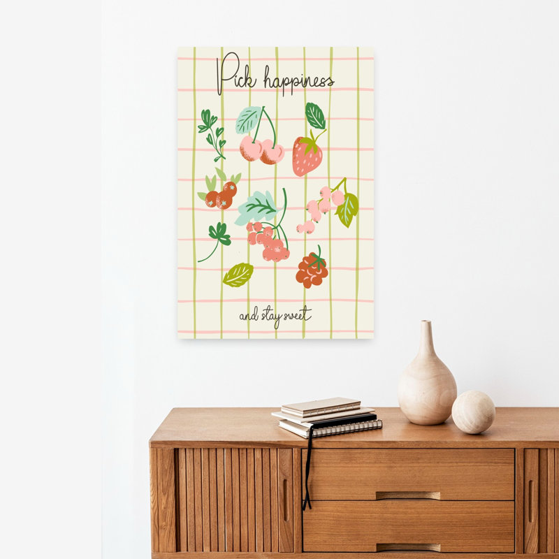Art mural Pick Happiness Berries, H 24 po x l 16 po