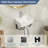 16" L x 12" W Wall Mounted Bathroom Sink with Towel Rack White Ceramic Bathroom Sink Wall Hung Sink