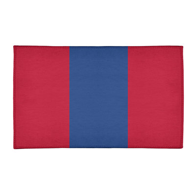 Tapis rouge/bleu