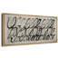 Calligraphie abstraite noire, reproduction sur toile-98042263-111568075
