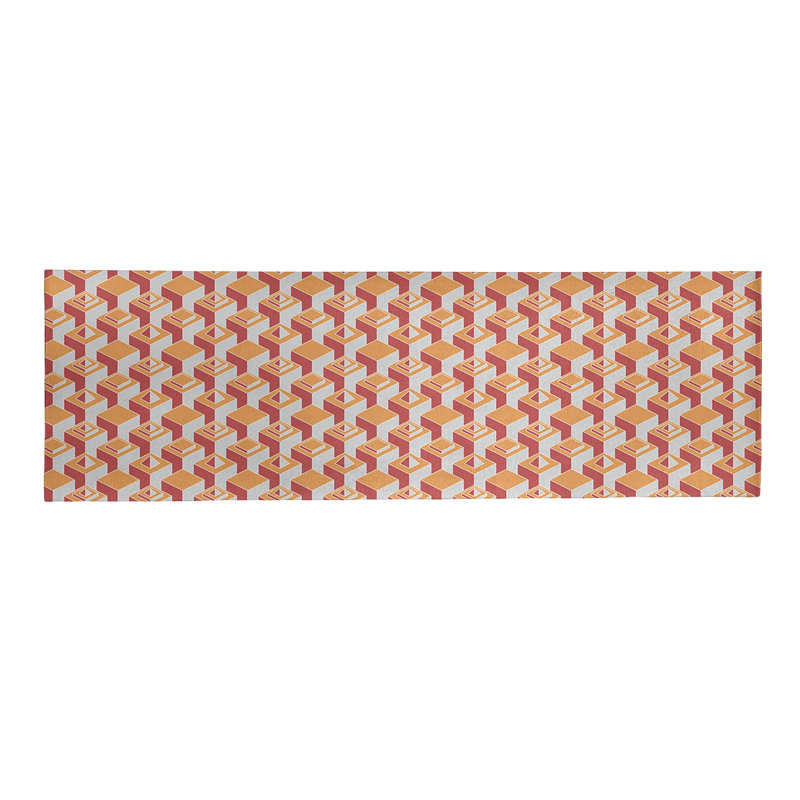 Chenille Geometric Indoor Rug, Runner 2'5" x 8'
