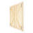 DENFER 31.5 in. W x 35.4 in. H Café / Saloon Door with Installation Hardware-101117256