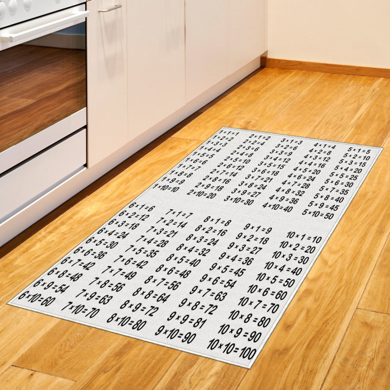 Science High Density Long Fiber Poly Threads Decorative Area Rug Carpet, Rectangle 2'7" x 5'