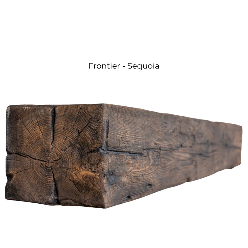 Manteau et tablettes en béton non combustible Frontier 60 "Sequoia