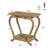 Modern Accent Side Table,2-Tier Coffee Table,End Table