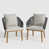 Beige Cushion/Grey/Brown Wood Frame is out of stock