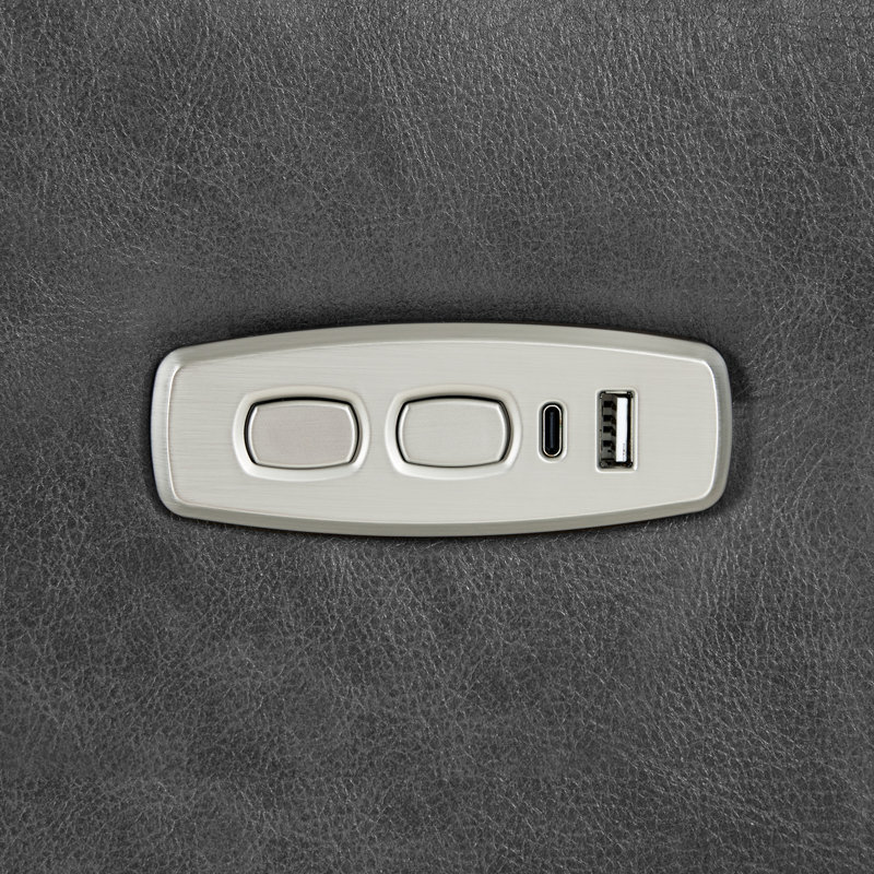 Fauteuil inclinable électrique avec bouton-poussoir Zero Wall-Hugger, Gris foncé
