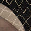 Tapis noir / crème Petit Borendy-51962749