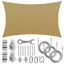 Toile d'ombrage rectangulaire Royal Shade avec treuil d'installation-114890842-114890862