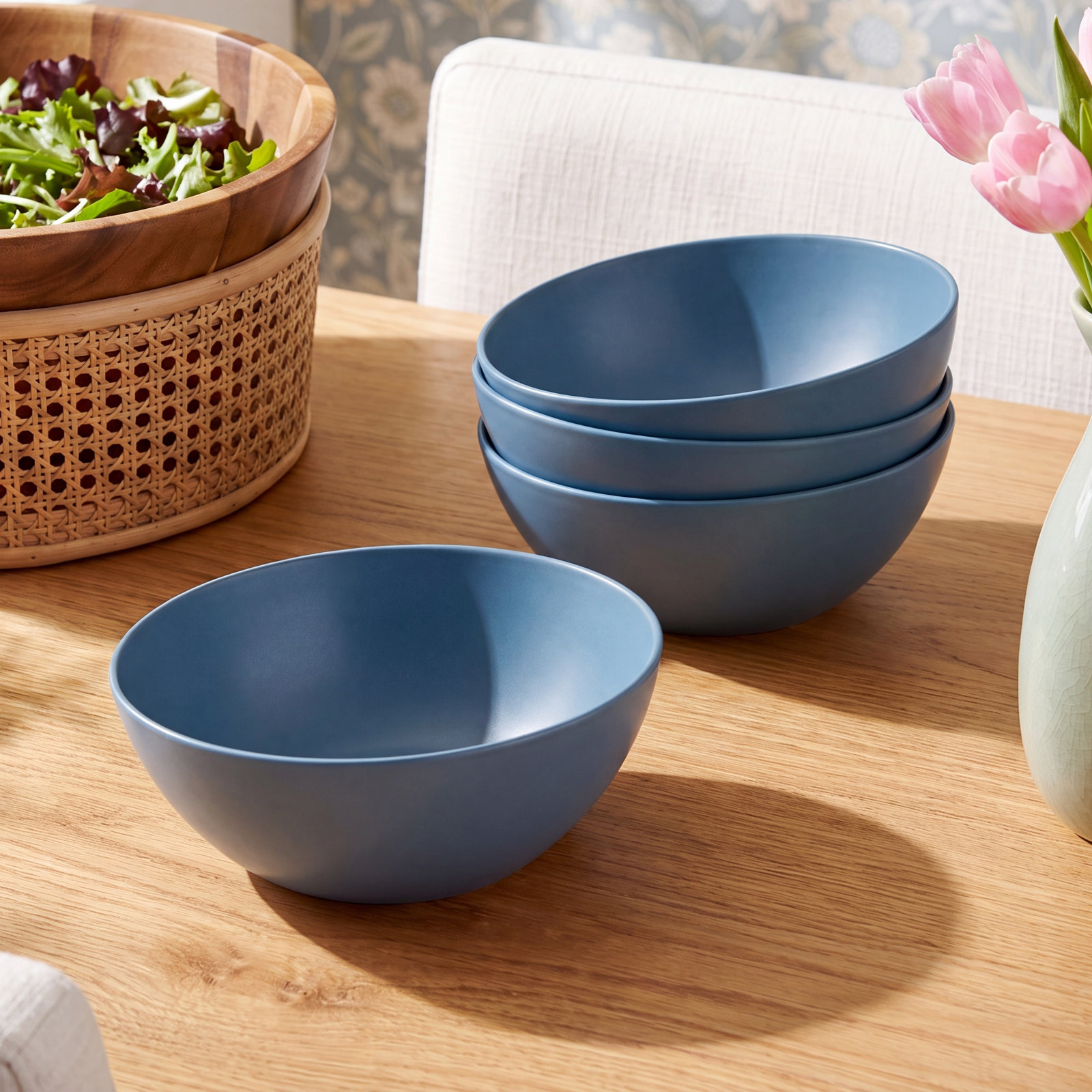 Orbit Serving Bowl, Blue