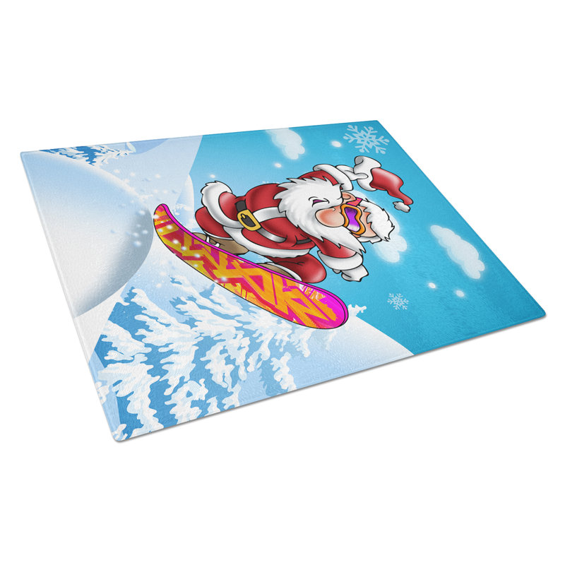 Planche à découper père noël père noël caroline