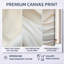 «Ivory Silk Fabric River», reproduction d'art sur toile encadrée-95893640-119735568-95893643